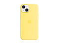 Apple Leather Bag Gsm - Mqu73zm-a Iphone 14 Silicone Case With Magsafe Canary Yellow